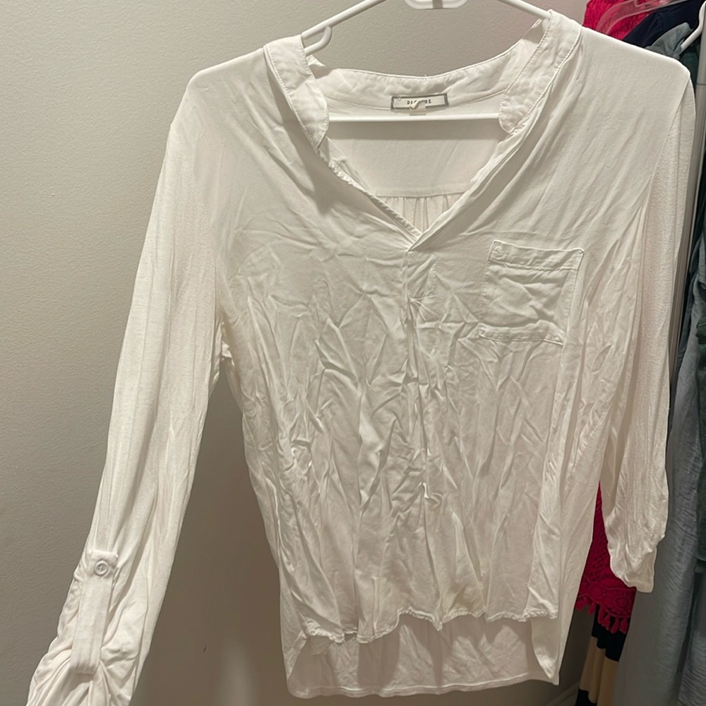 Lightweight white top size XS